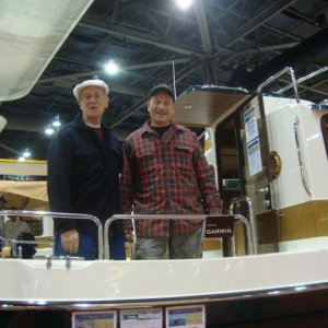 Joe (R-MATEY) 
& Jon (C-LOU)...
This could be Jon's next boat but Cynthia doesn't know it yet...LOL