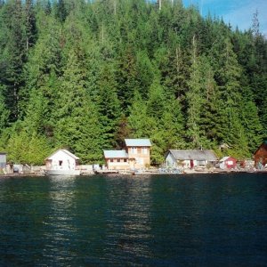 Entering Sullivan Bay, N. Broughton Is. BC, 1996