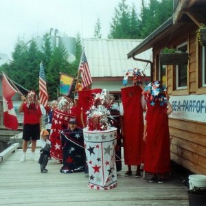 Media 'Sullivan Bay July 1&4 celebration 1996' in album 'Our 1985 Sea Ranger sold to make way for Reel Estate (22 Cruiser) 1992'