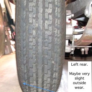 Left rear
