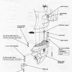 Honda 35-50 hp  Lower Unit