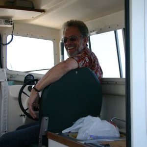 "Captain" Wayne at Helm
