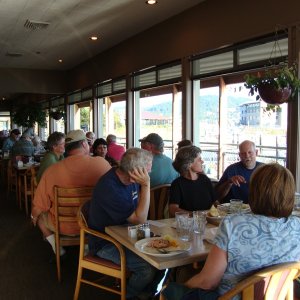 Dinner at the Bayside Cafe Friday night
