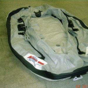 April 2006: Alaska Series 
Dinghy before it's fully inflated.