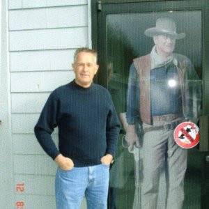 May 2006 Sequim: 
Joe & the Duke 
at John Wayne Marina.