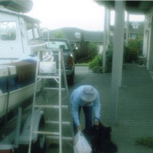 16 Aug 2006: This is where Joe starts muttering about how much 'stuff' is being  put onboard....