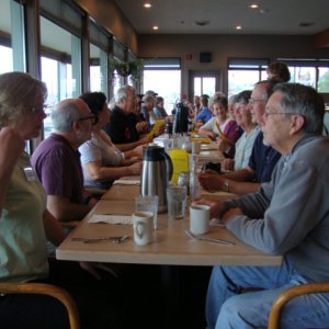 Breakfast Sunday morning at the Bayside Cafe