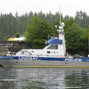 RCMP boat in Prince Rupert