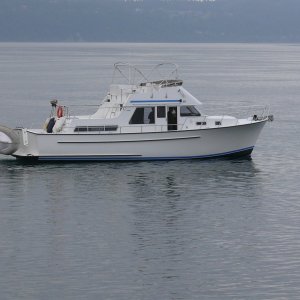 Bessie on the water before additions
