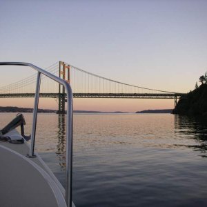 Aug evening Tacoma Narrows