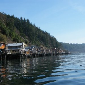 Salmon Beach Community on the Tacoma Narrows.