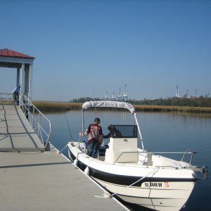 Media 'at dock' in album 'c-dory 22 at hobcaw 2008'