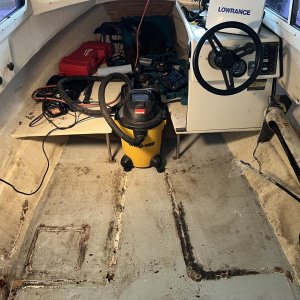 Seats removed