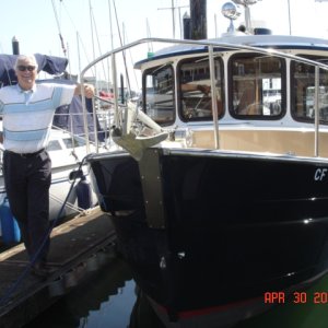 Media '30 April 2009 Squalicum
Charles Kollerer arrives
from the SF Bay area.' in album '7 June 2014 Everett
     ANNABELLA 
1981 Classic 22 CDory'