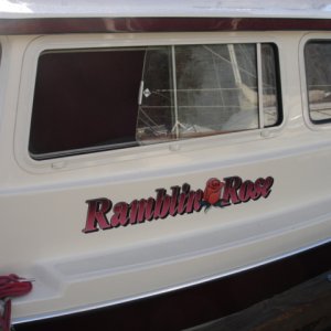 20 Aug 2008 Genoa Bay, GI
    RAMBLIN ROSE 
Cristi & Neil, owners