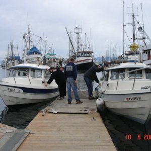 11 Aug 2007 Neah Bay, WA
Scott's 22 CD on the left
 (Scott aka Beartrack)