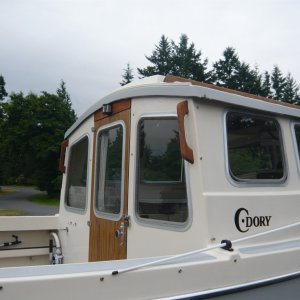new dory stickers. and clean and oiled wood