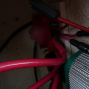 on board battery charger, blue sea switch with relay charger