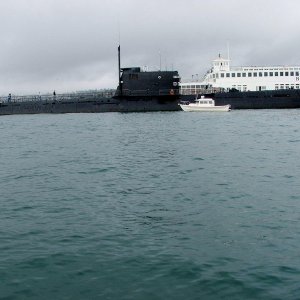 Media 'Warning off a Russian sub in San Diego Bay' in album 'Jenny B getting rigged'