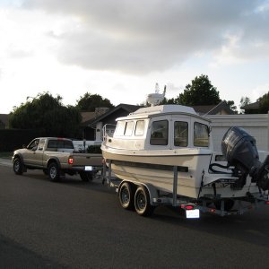 Media 'Off into the sunset with Ernie and Liz.  Gone for good but not in our hearts.' in album 'Jenny B getting rigged'