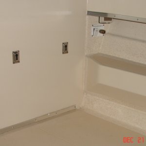 Flush mount brackets for Garelick seat