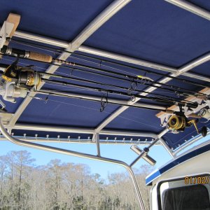 Rod Holders Under Cockpit Rack