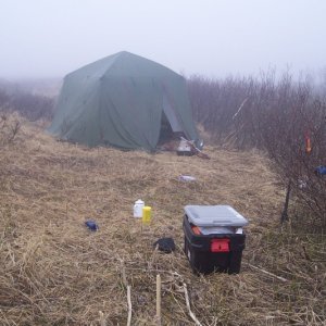 Unimak AK bear hunt 2009 003
The Bomb Shelter Tent