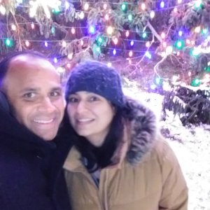 FREEZING in Boston!! But enjoying the beautiful Christmas lights
