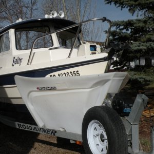 Big Water 45 anchor winch & electric tr. winch