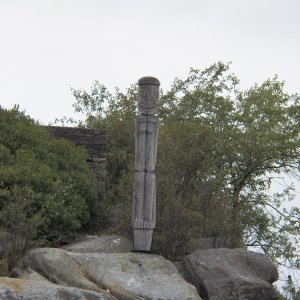 Welcoming totem.