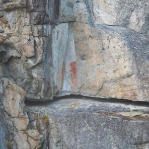 More rock paintings.