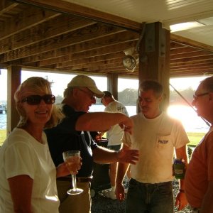 Enjoying friends