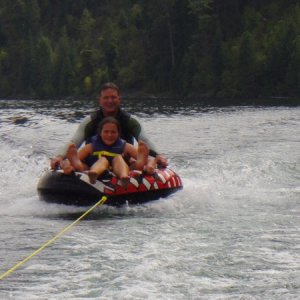 Tubing behind SLOGO @ Pend Oreille