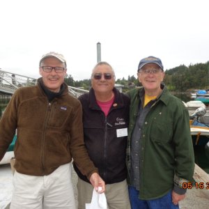 May 2015 - Friday Harbor
Brock (Bambina), Pat (DayDream) and Joe (R-Matey)