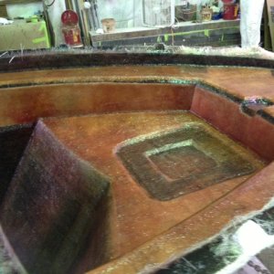 Deck in the mold