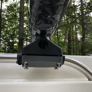 Scotty Roof Rack Rail Mount With Thule Cross Bar