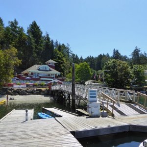 Poets Cove in Bedwell Harbor. Kind of reminds me of Roche Harbor, without all the fuss.