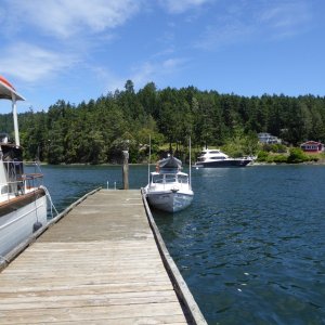 A stop at Port Browning for provisioning