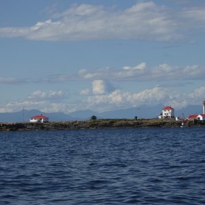 Entrance Island north of Gabriola and east of Nanaimo and just south of Whiskey Golf