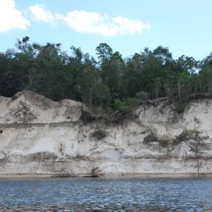 Sand Cliffs along St Marys River