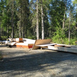 Media 'Lumber Pile' in album 'Cabin Addition Project Fall 2007'