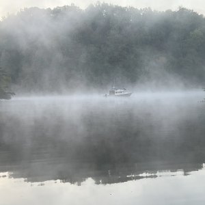 Sea Spray in the Fog