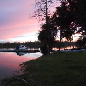 Media 'C-LOKO at sunset July 3rd 2010' in album 'Leaving the windy west thumb - Julie enjoying her first trip on the lake, July 3rd 2010'