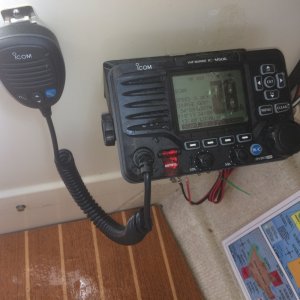 Media 'Icom VHF' in album 'Docked at Dangling Rope Marina'
