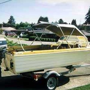 Boat #5 (2001-2004): 1980 Suncraft 14' with 1988 Evinrude 28 hp