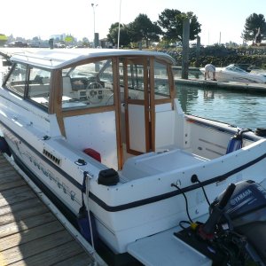 Boat #13 (2012-2013): 1990 Bayliner 21' Trophy. By 2012 I was doing so much cruising in the Arima, I wanted a bigger boat. Just like the mistake of selling the Duroboat for the Beachcraft, I sold my beloved Arima to get this larger boat. But it all worked out...sold it in 2013 and bought a 16' Angler, and the rest is history, A C-Brat ever since!