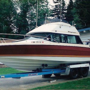 Spent a lot of time on this boat as a teenager - my parents' 1980 Bayliner 23' Monterey