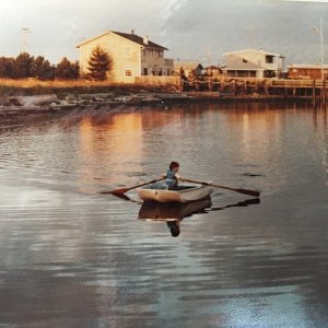 Going way back, this could be my first first boat, the dinghy to my parents boat...At 4-5 yrs old they let me row all over the place in this thing. Later I had the luxury of a 1950s era 3 hp Johnson that I just could not kill despite years of abuse!