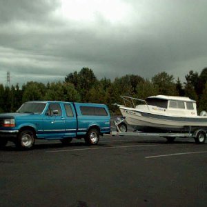 Old Blue the dory puller.