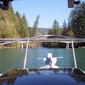 Heading up river towards Riffe Lake Dam